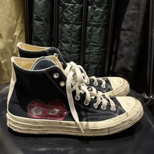 Comme des Garons Converse Play Chuck 70 High Top